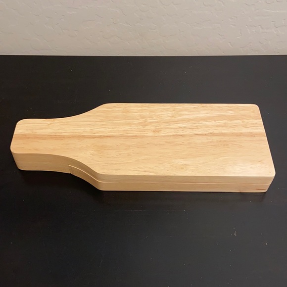 NWT Cheese Board with Tools and Wine Opener - Picture 2 of 6